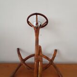 Vintage bamboo wall lamp
