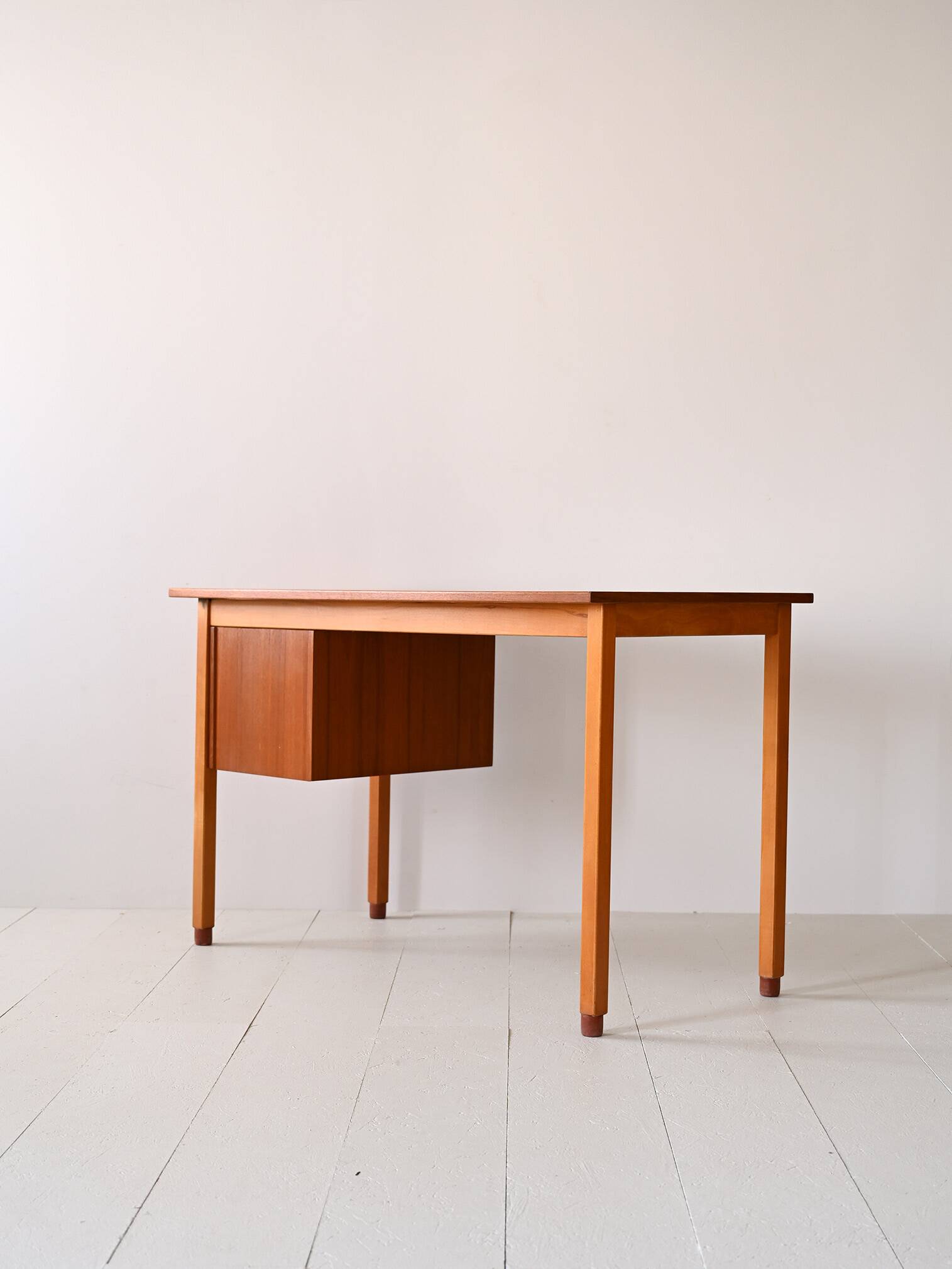 Scandinavian retro wooden desk