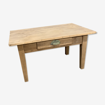 Table basse ancienne bois brut