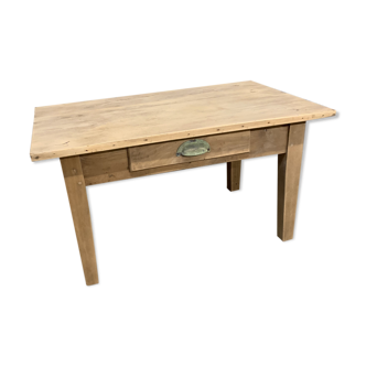 Table basse ancienne bois brut