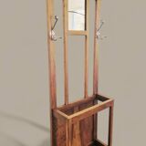 Vestiaire d’entrée style Art Déco  - Époque 1930 - Bois et métal