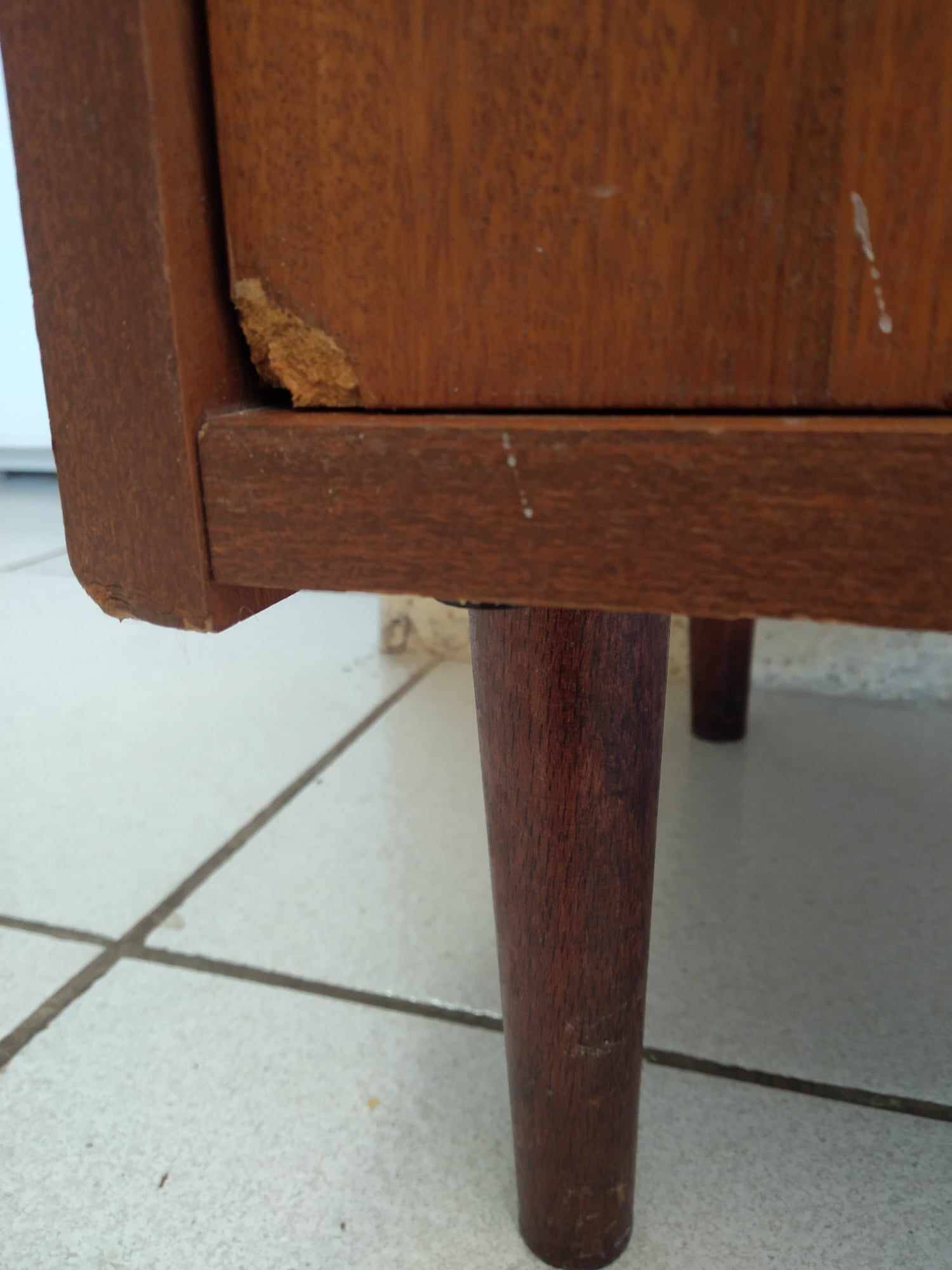 Vintage shoe cabinet