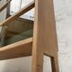 Vintage bookcase in solid oak.