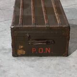 Old travel trunk