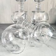 Set of 8 wine glasses