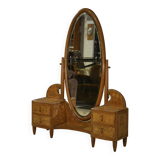 Art Deco full-length mirror by Octave Dupont, 1930s.