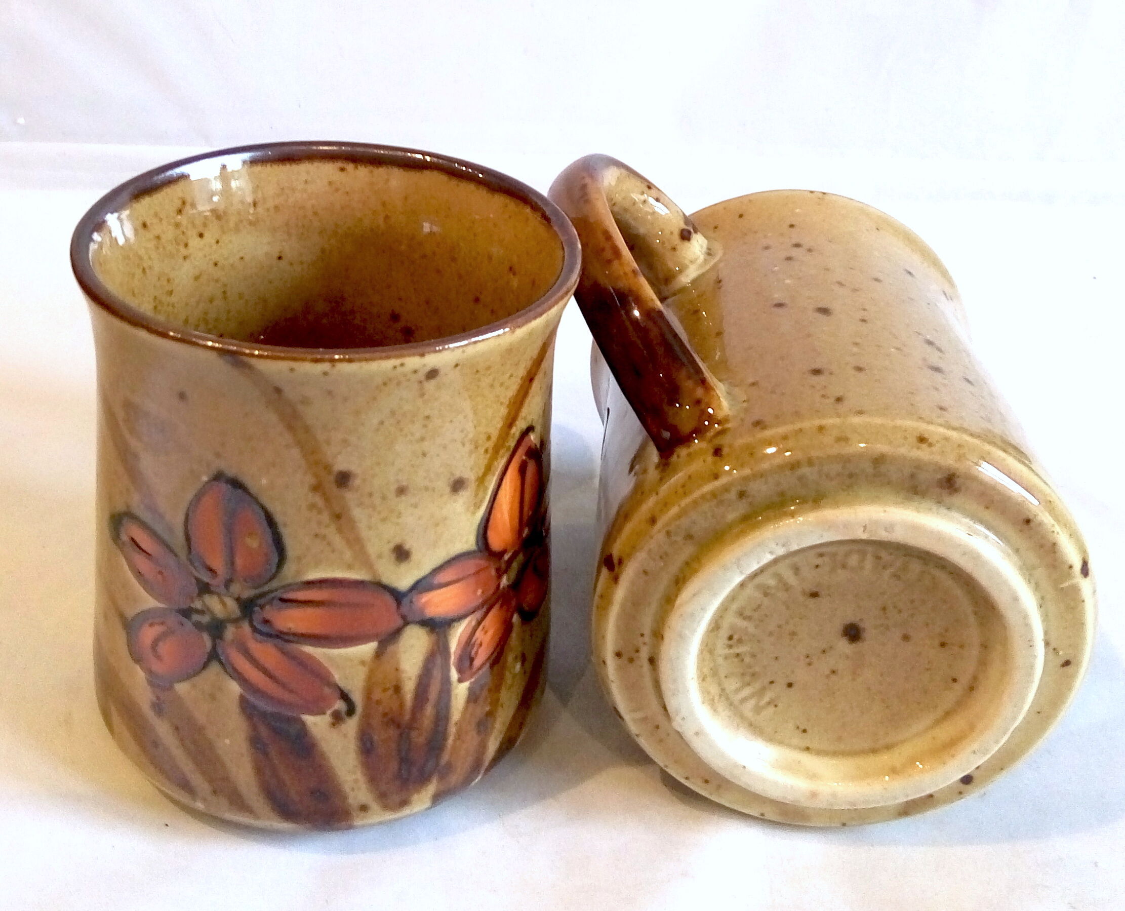 Japanese flower cup duo