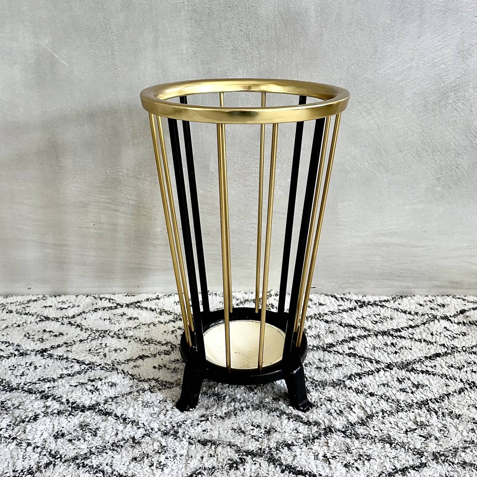 Mid-Century Umbrella Stand, Umbrella Holder, Walking Stick, 1960s Vintage