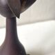 Teak wood kangaroo sculpture & genuine leather, Damemark design 1970