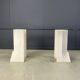 Vintage travertine Carlo Scarpa style dining table, 1970s