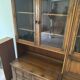 Ercol library cabinets storage England in elm
