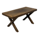 70's Brutalist Coffee Table Solid Oak
