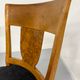 Set of 8 19th century Biedermeier art deco chairs in walnut with new upholstery