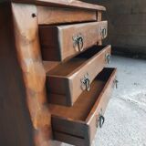 Commode brutaliste 1970