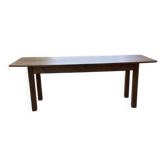 Table de ferme en noyer 2m10 années 50