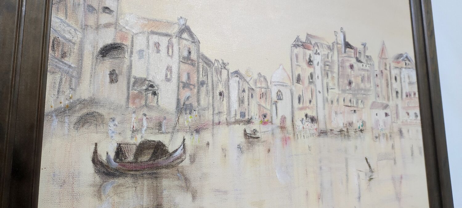 Marine painting signed