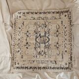 Small vintage square rug