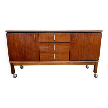 ✨ Vintage wooden sideboard – 3 drawers, 2 doors – Retro furniture ✨