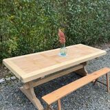 Table monastère décapée