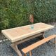 Monastery table stripped.