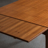 Extendable square dining table by Vejle Stole Møbelfabrik, Denmark 1960’s