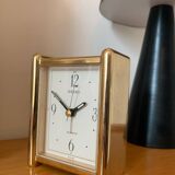 Seiko vintage gold quartz alarm clock