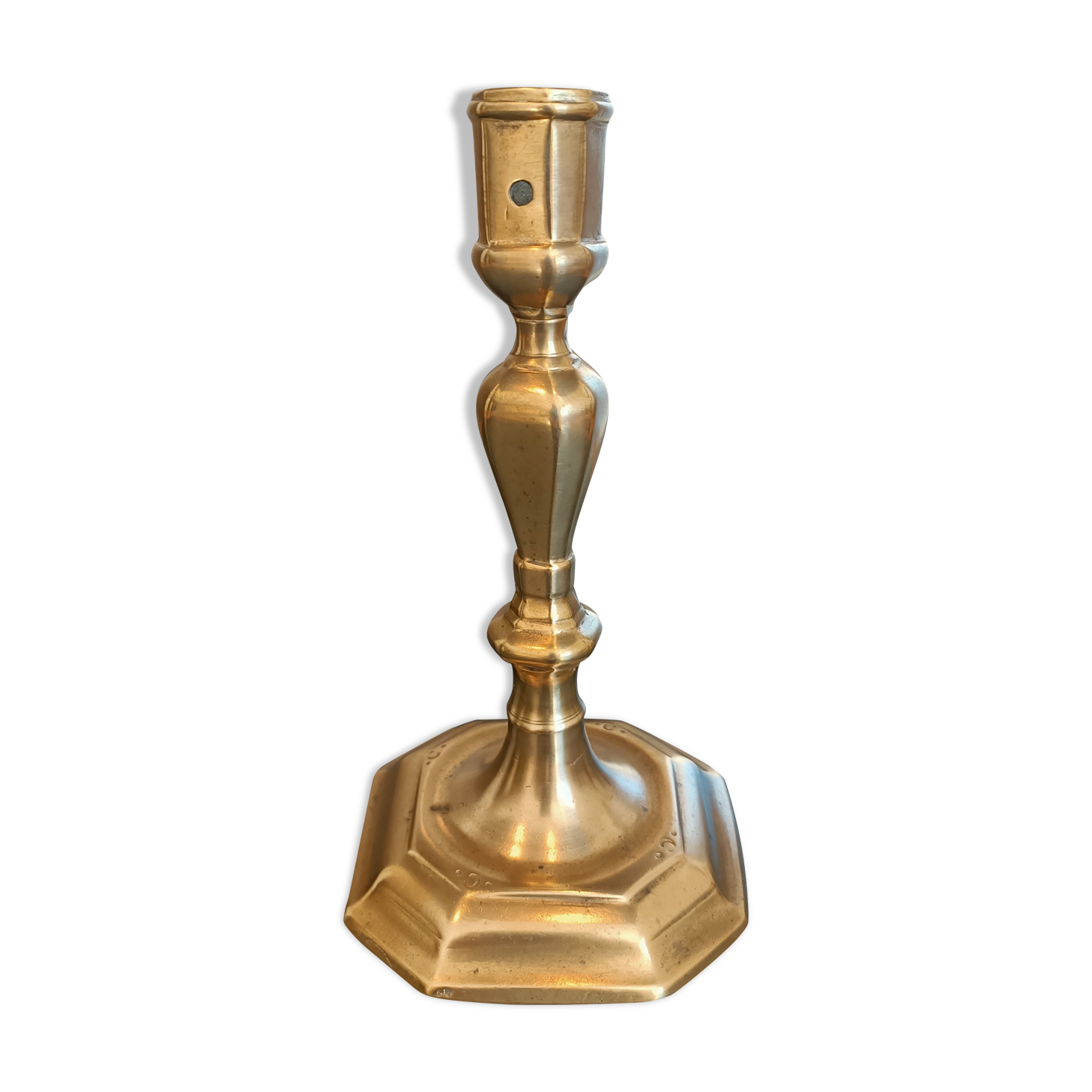 Candle holder in gilded bronze from the Louis XIV period