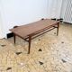 Scandinavian coffee table compass legs