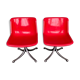 Paire de chaises D'Osvaldo Borsani éditées par Tecno