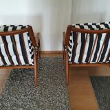 Pair of Scandinavian armchairs 50-60s