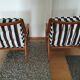 Paire de fauteuils scandinaves années 50-60