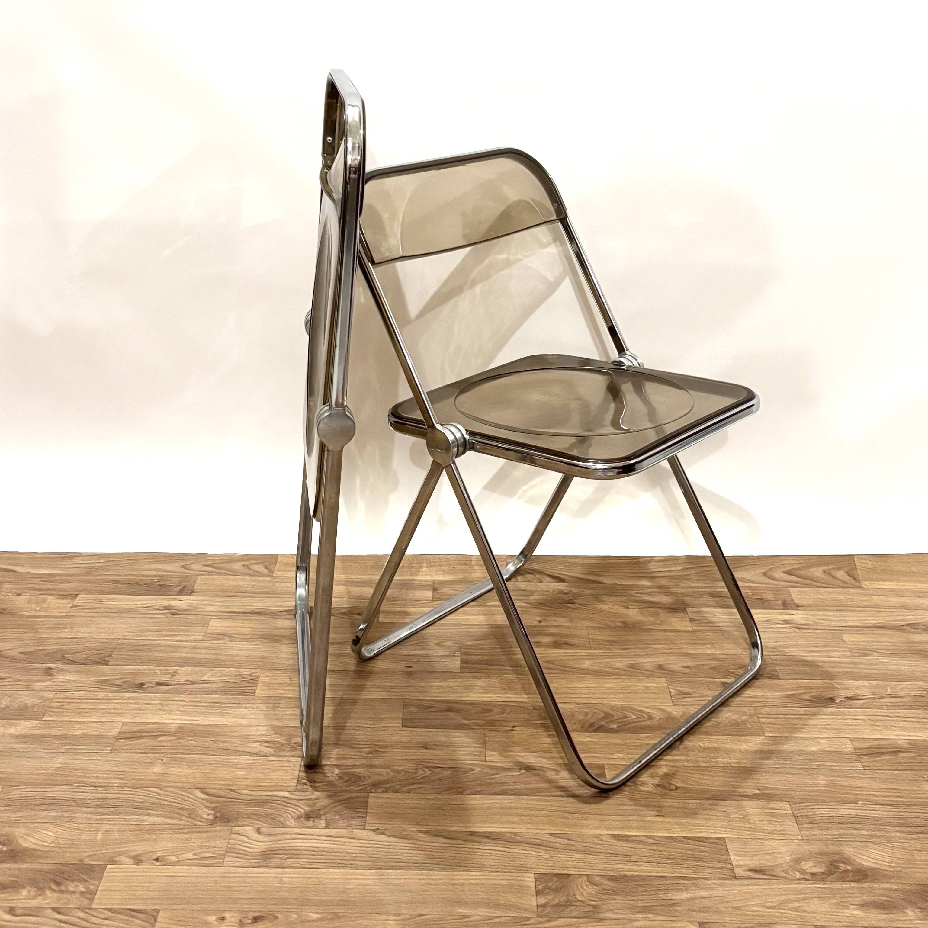 Paire de chaises Plia Castelli années 70