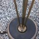 Vintage Lunel floor lamp with 3 golden metal tulips from the 1960s.
