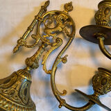 Bronze candlesticks