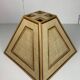 Midcentury pencil reed rattan bamboo and brass table lamp, 1970s