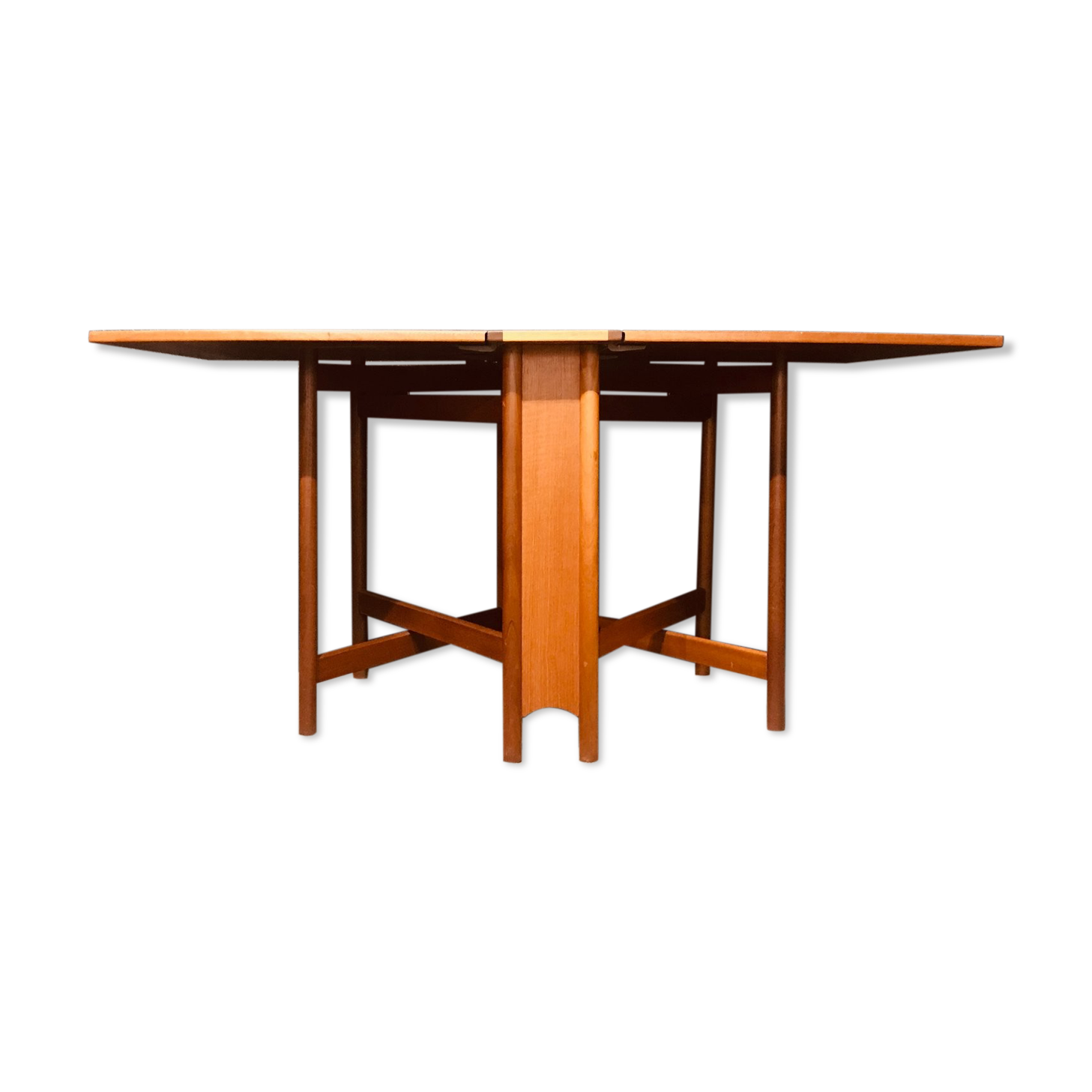 Mid-century teak folding table