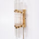 Crystal glass venini wall lamp, 1970s