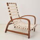 Art-deco adjustable armchair, designed by Jindrich Halabala,Restored,1930's