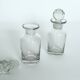 Lot de 2 flacons bouchons biseautés