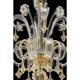 Imperial Style “Rigadin” Murano Glass Chandelier in Venetian Design
