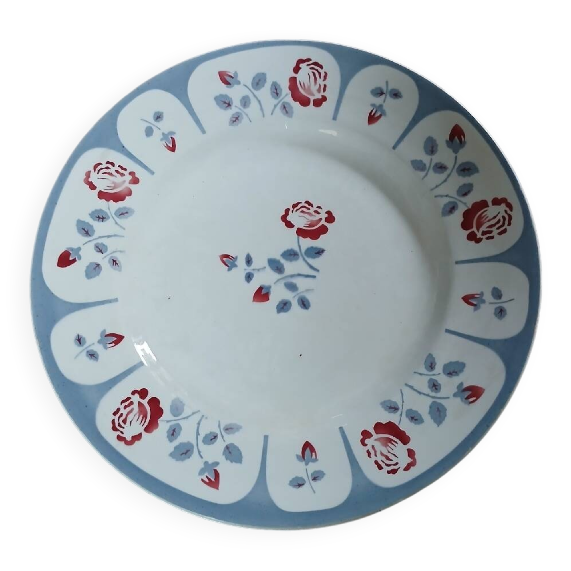 Antique Saint Amand fruit bowl