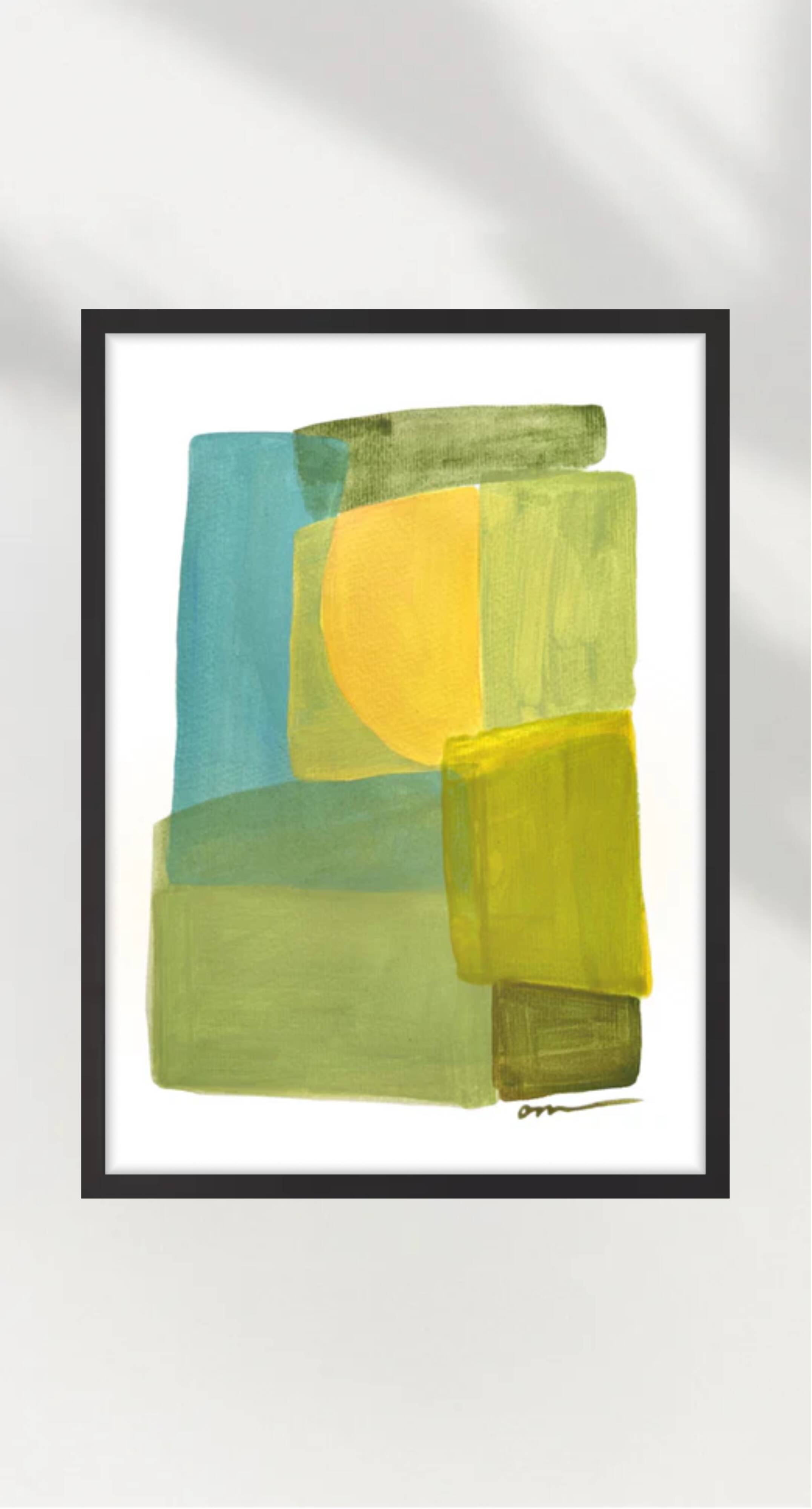 Original acrylic painting on paper