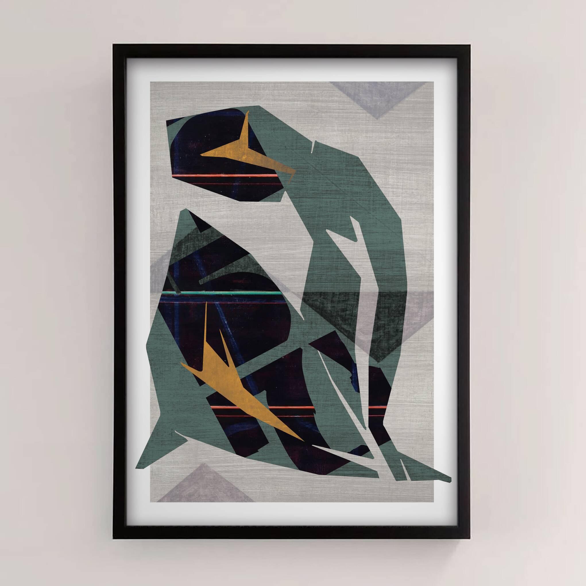 Contemporary art print Green Nude