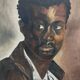 Tableau portrait homme huile sur toile