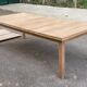 Renovated extendable farmhouse dining table in solid oak from the 19th century, 250-350.