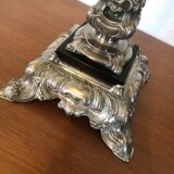Electrified green kerosene lamp