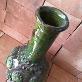 TAMEGROUTE POTTERY VASE IN GLAZED TERRACOTTA