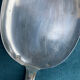 Poincon silver metal pie and cake shovel