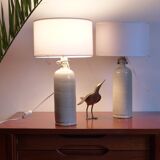 Vintage ceramic stoneware table lamp
