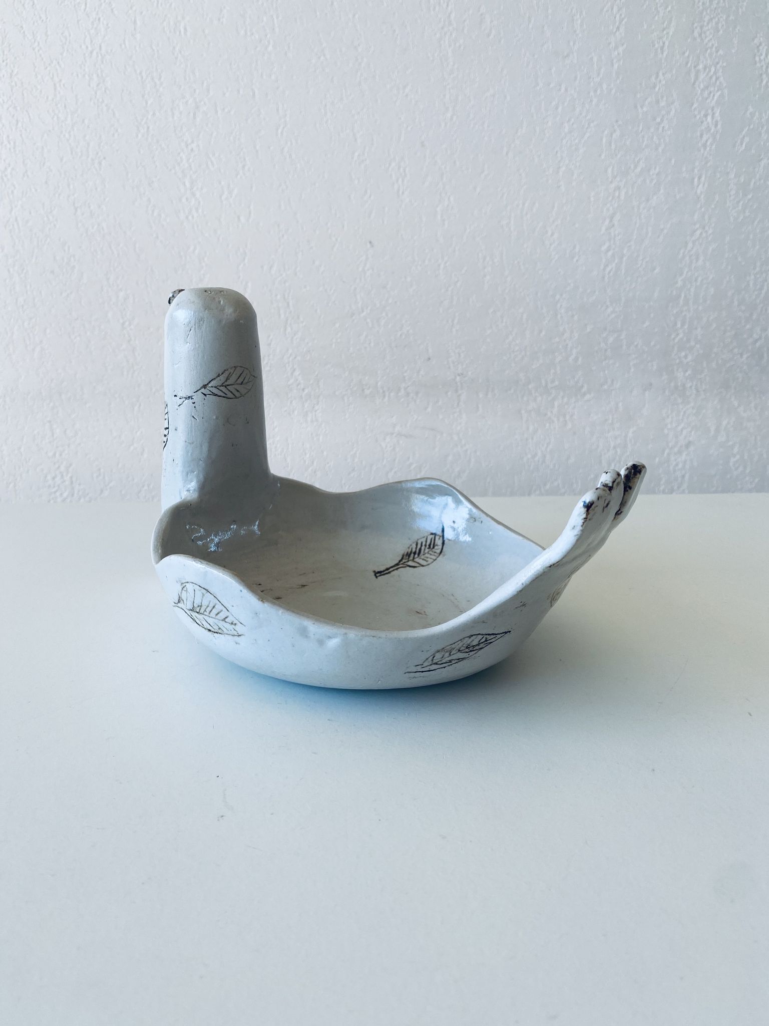 Vide poche ou coupelle en céramique oiseau